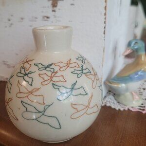 Vintage Owens Pottery Posey Vase 1984